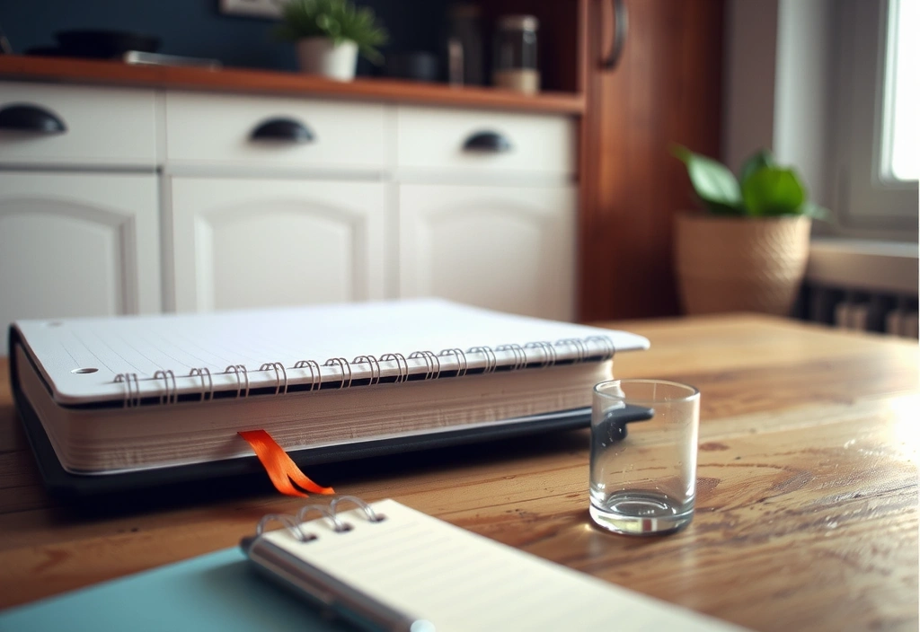 Notatnik dietetyka z zasadami prywatności